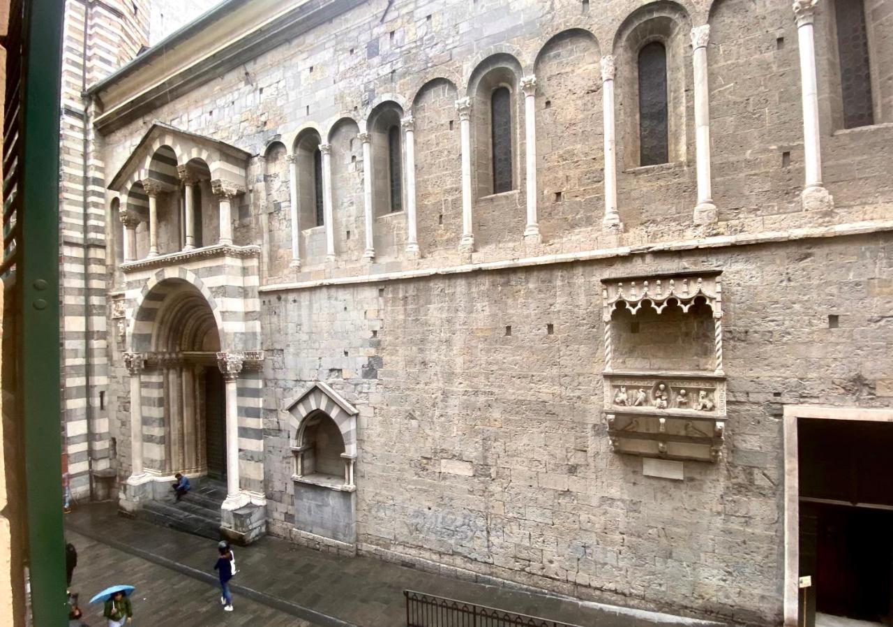 Amazing San Lorenzo 19, Rolli Palace Unesco - Stunning View Overlooking The Cathedral - Free Private Parking- Genua Exterior foto